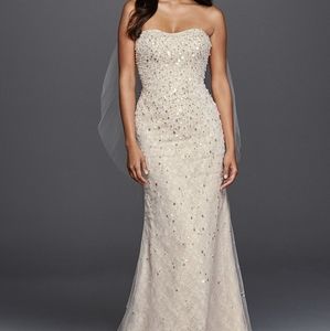 NWT David’s Bridal Galena Signature Wedding Dress. Sz. 0